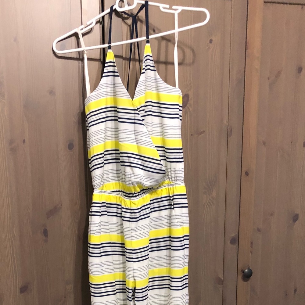 Full length, pants romper.